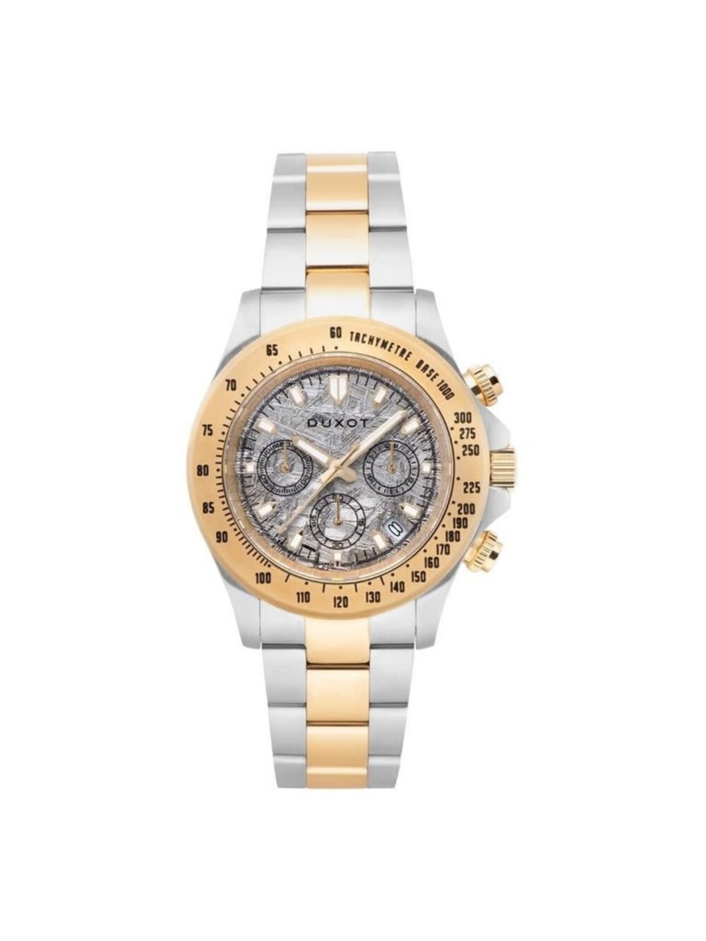 NWT Duxot Atlantica Chronograph Quartz White Dial Men's Watch